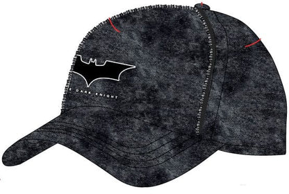 DC Comics Curved Bill Cap Batman The Dark Knight Logo Denim Beanies & Caps