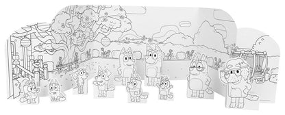 Bluey Colouring and Play World Set