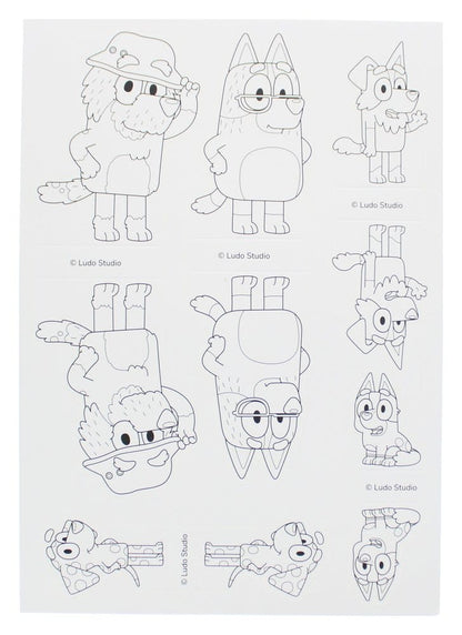 Bluey Colouring and Play World Set