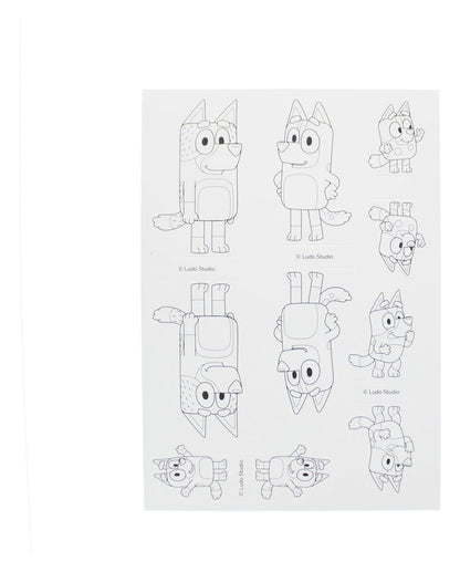Bluey Colouring and Play World Set