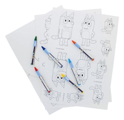 Bluey Colouring and Play World Set