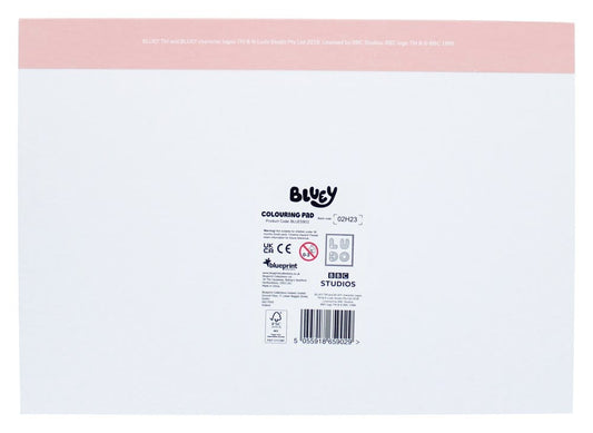 Bluey Colouring Book A4 & Sticker Set