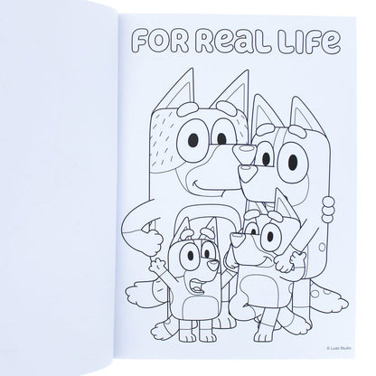 Bluey Colouring Book A4 & Sticker Set