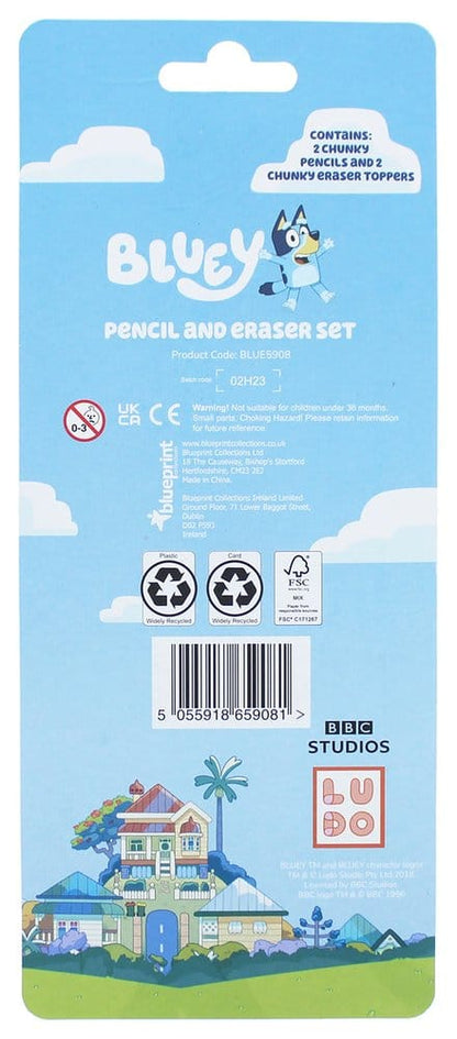 Bluey 4-Piece Stationery Set