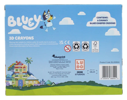 Bluey Wax Crayons 6-Pack