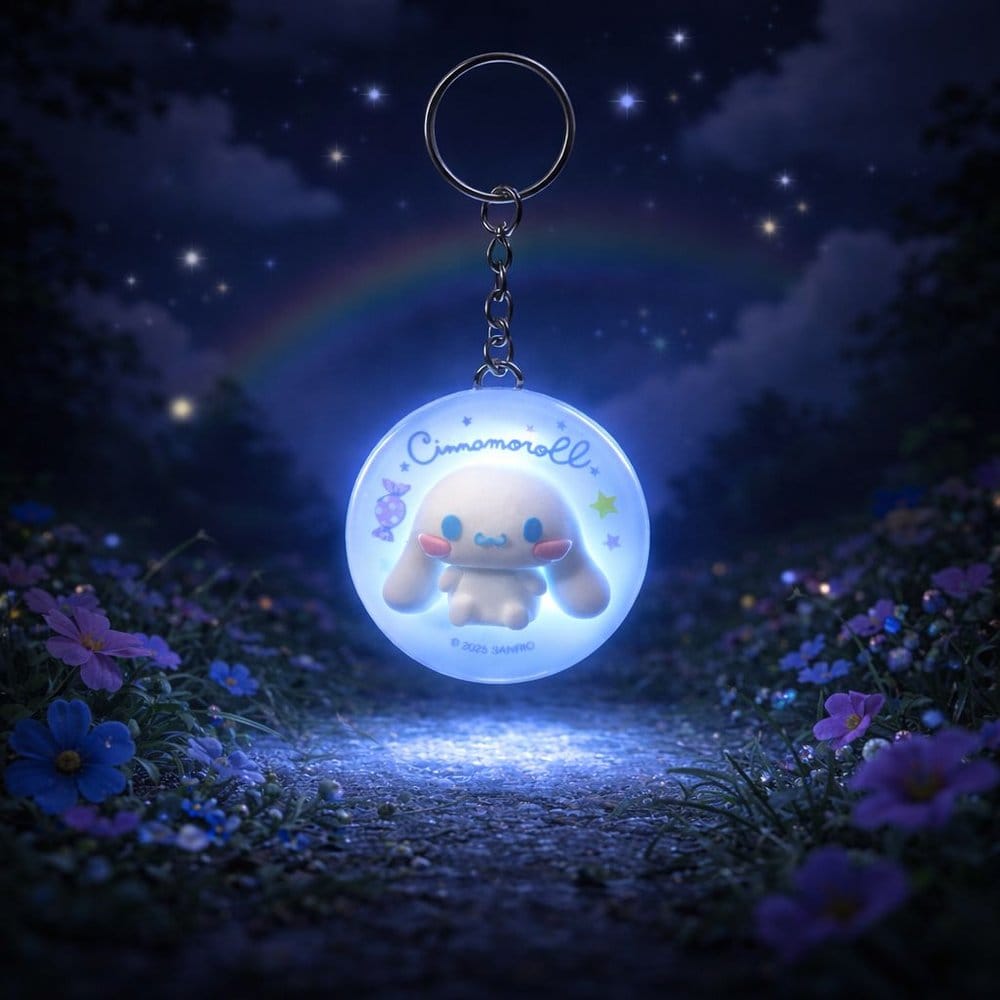 Sanrio Light-Up Keychain Cinnamoroll