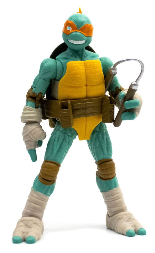 Teenage Mutant Ninja Turtles BST AXN Action Figure Michelangelo (IDW Comics) 13 cm - FanofThings.co.uk