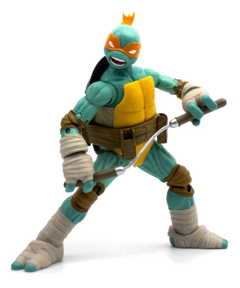 Teenage Mutant Ninja Turtles BST AXN Action Figure Michelangelo (IDW Comics) 13 cm - FanofThings.co.uk