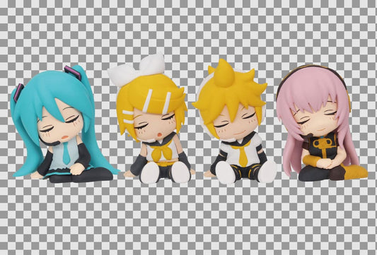 Hatsune Miku Twinchees Mini Figures Lil' Sleepers 5 cm Display (24) Takara Tomy
