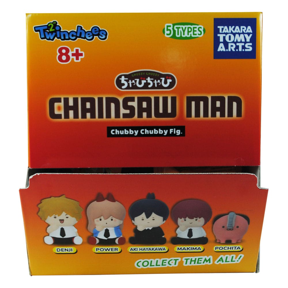 Chainsaw Man Twinchees Mini Figures Chubby Chubby 5 cm Display (24) Takara Tomy