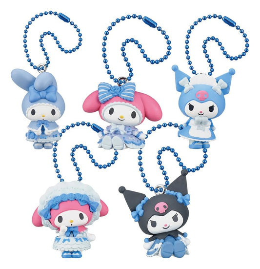 Sanrio Twinchees Mini Figures My Melody x Kuromi Sweet Lolita 5 cm Blind Pack Display (24) Takara Tomy