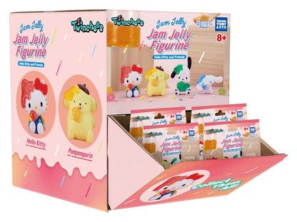 Sanrio Twinchees Mini Figures Hello Kitty & Friends Jam Jelly 5 cm Blind Pack Display (24) Takara Tomy