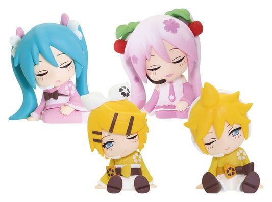 Hatsune Miku Twinchees Mini Figures Lil' Sleepers Wave 3 5 cm Blind Pack Display (24) Takara Tomy