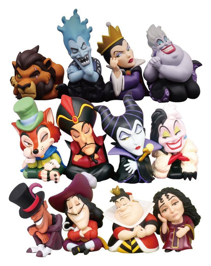 Disney Villains Twinchees Mini Figures Lil' Sleepers 5 cm Blind Pack Display (24) Takara Tomy