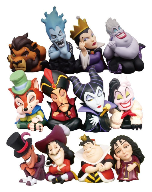 Disney Villains Twinchees Mini Figures Lil' Sleepers 5 cm Blind Pack Display (24) Takara Tomy