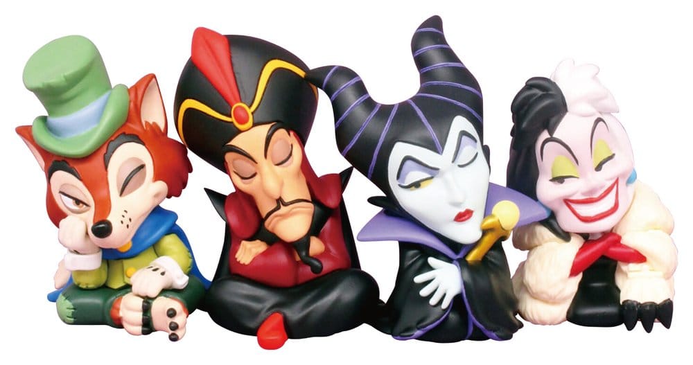 Disney Villains Twinchees Mini Figures Lil' Sleepers 5 cm Blind Pack Display (24) Takara Tomy