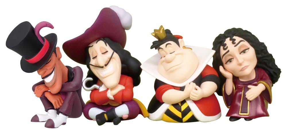Disney Villains Twinchees Mini Figures Lil' Sleepers 5 cm Blind Pack Display (24) Takara Tomy