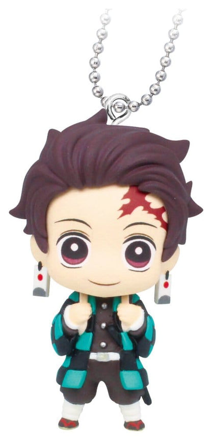 Demon Slayer: Kimetsu no Yaiba Swing Danglers Keychains 3 cm Mystery Capsule Display (12) Takara Tomy
