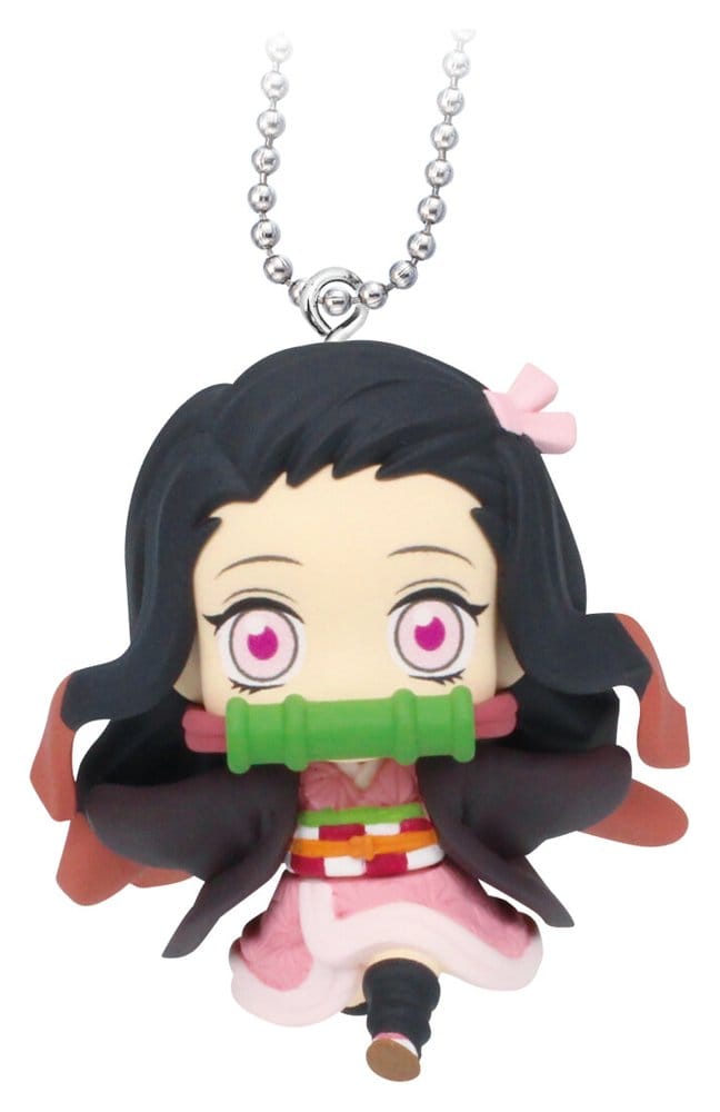 Demon Slayer: Kimetsu no Yaiba Swing Danglers Keychains 3 cm Mystery Capsule Display (12) Takara Tomy