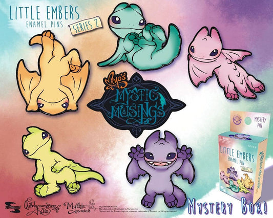 Miyo's Mystic Musings Enamel Pins Little Embers Series 2 5 cm Blind Box Display (10)