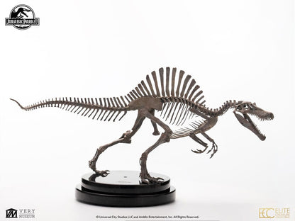 Jurassic Park III ECC Elite Creature Line Statue 1/24 Spinosaurus Skeleton Bronze 27 cm Statues
