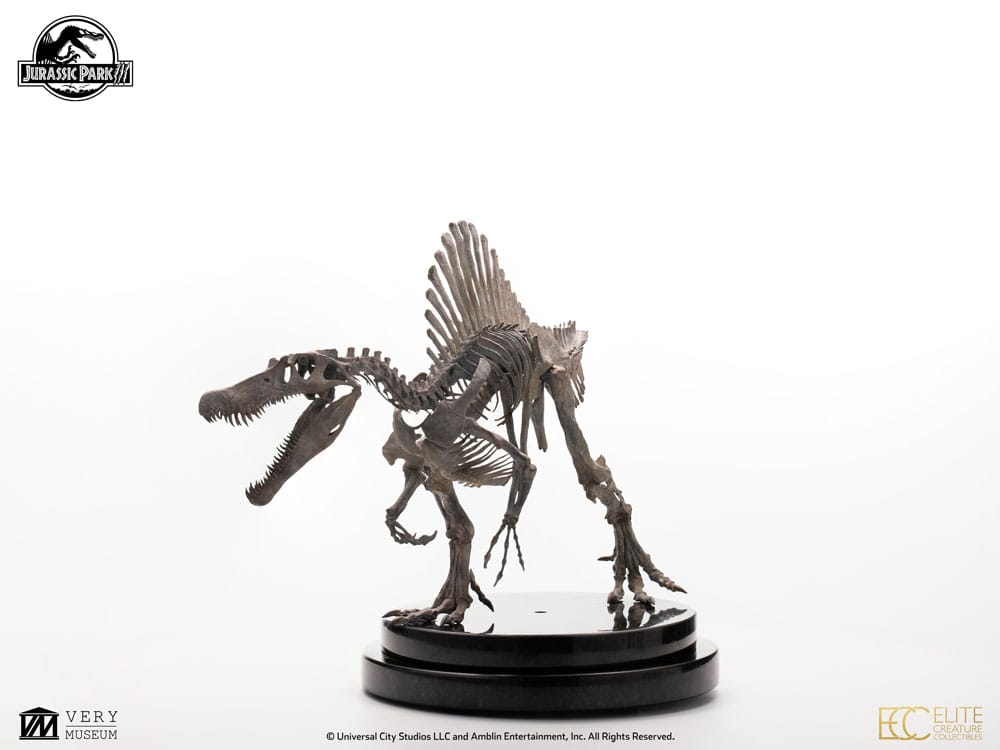 Jurassic Park III ECC Elite Creature Line Statue 1/24 Spinosaurus Skeleton Bronze 27 cm Statues