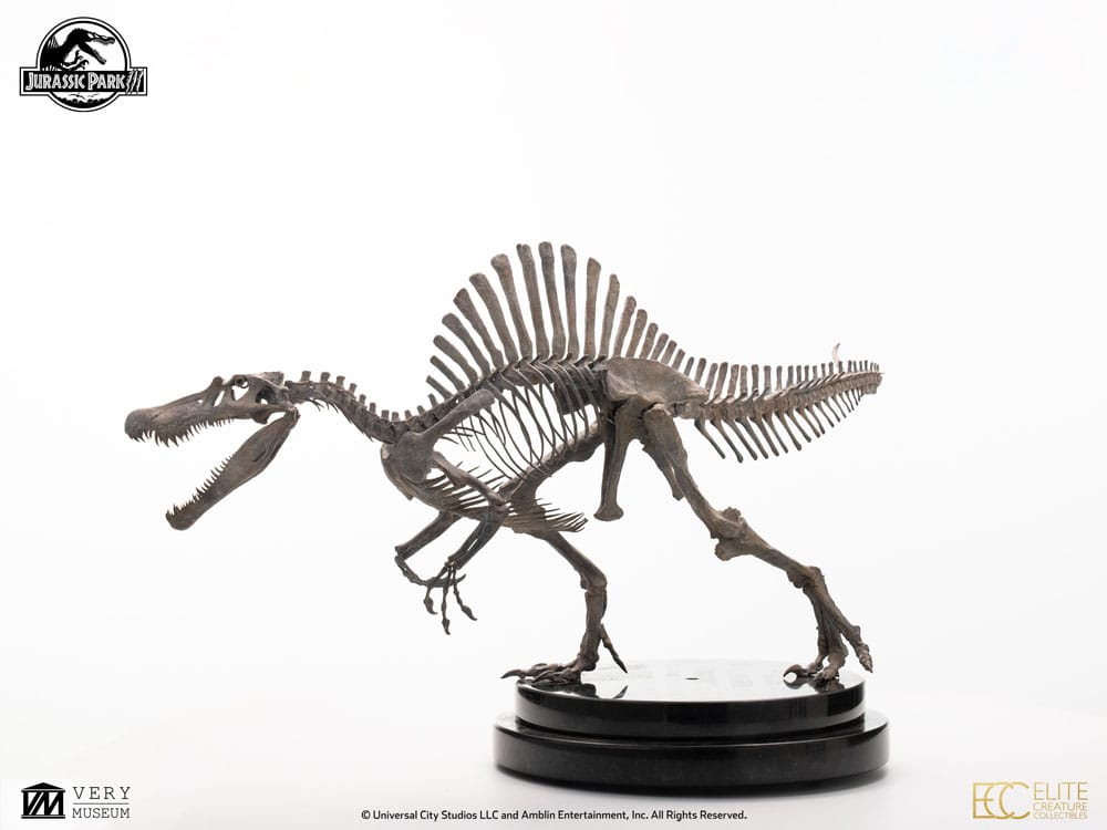 Jurassic Park III ECC Elite Creature Line Statue 1/24 Spinosaurus Skeleton Bronze 27 cm Statues