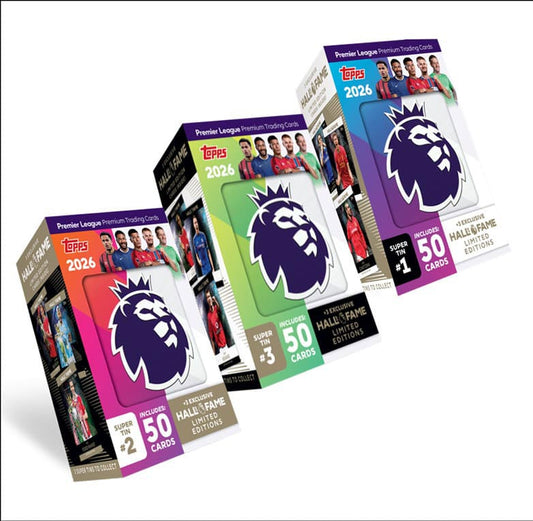 Premier League 2025/26 TCG Super Tin Trading cards