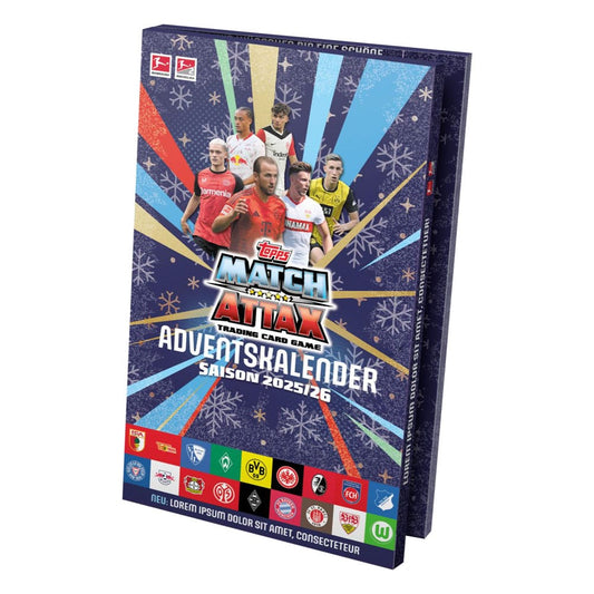 Bundesliga Match Attax Trading Cards 2025/26 Advent calendar Calendars