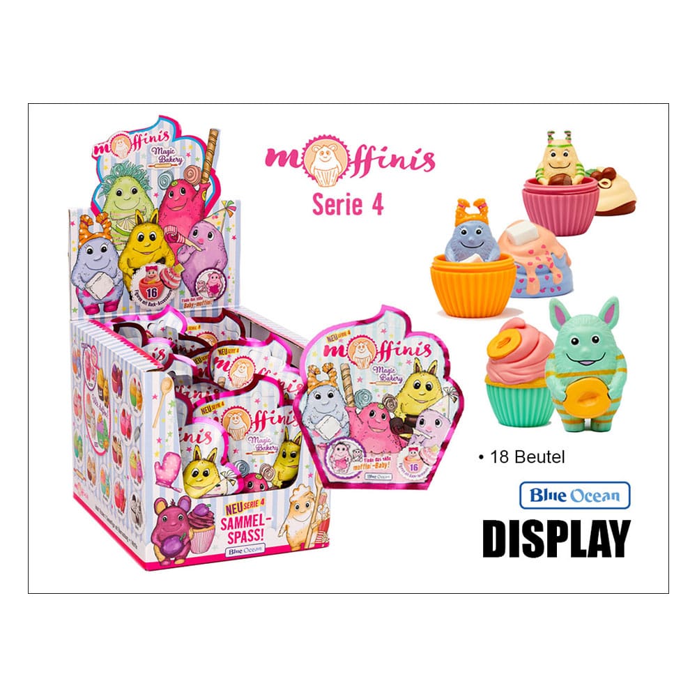 Moffinis: Magic Bakery Serie 4 Display (18) Blue Ocean