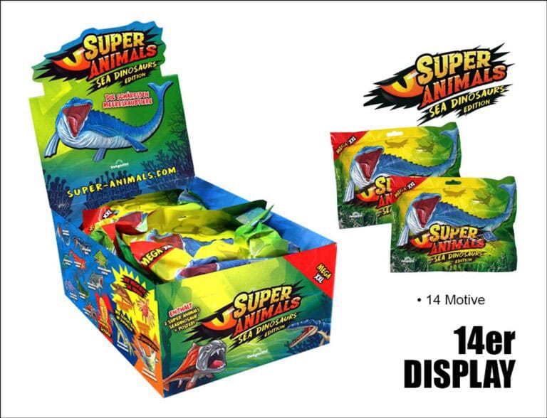Super Animals: Sea Dinosaurs Edition Display (14) DeAgostini