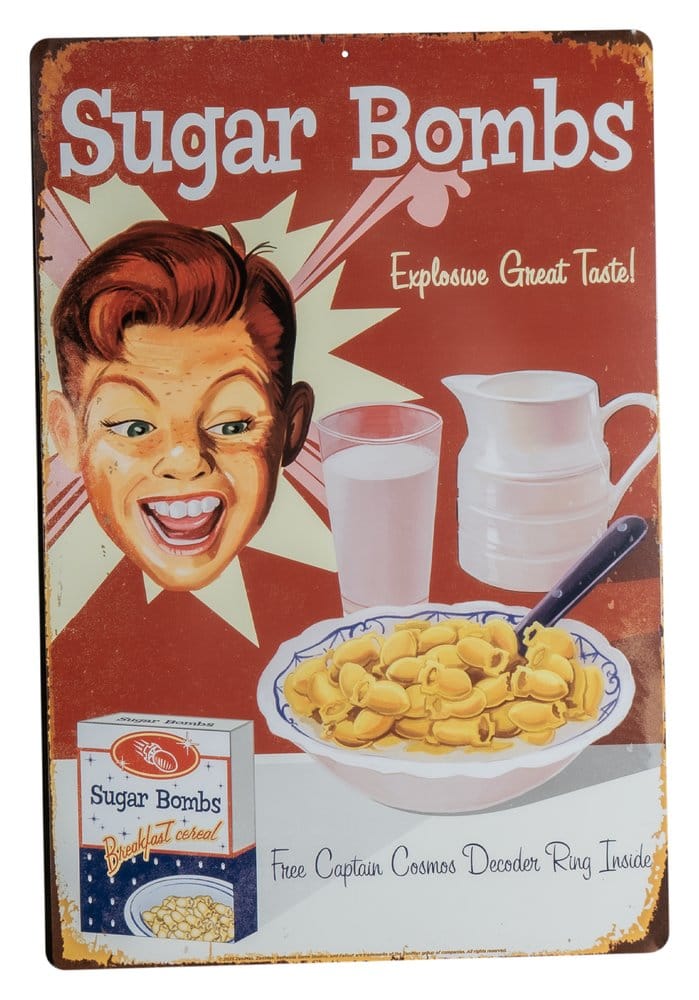 Fallout Metal Sign Sugar Bombs Trick Or Treat Studios