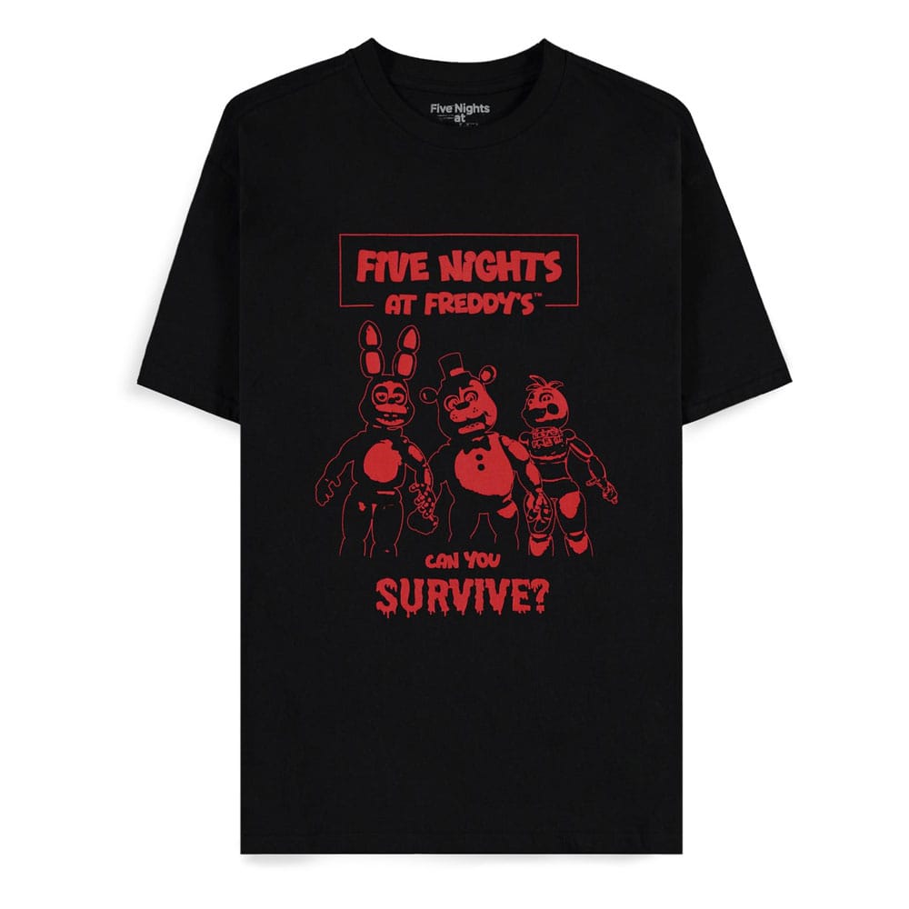 Five Nights at Freddy’s T-Shirt Can You Survive Size S T-shirts