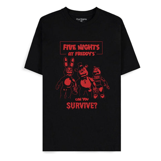 Five Nights at Freddy’s T-Shirt Can You Survive Size S T-shirts