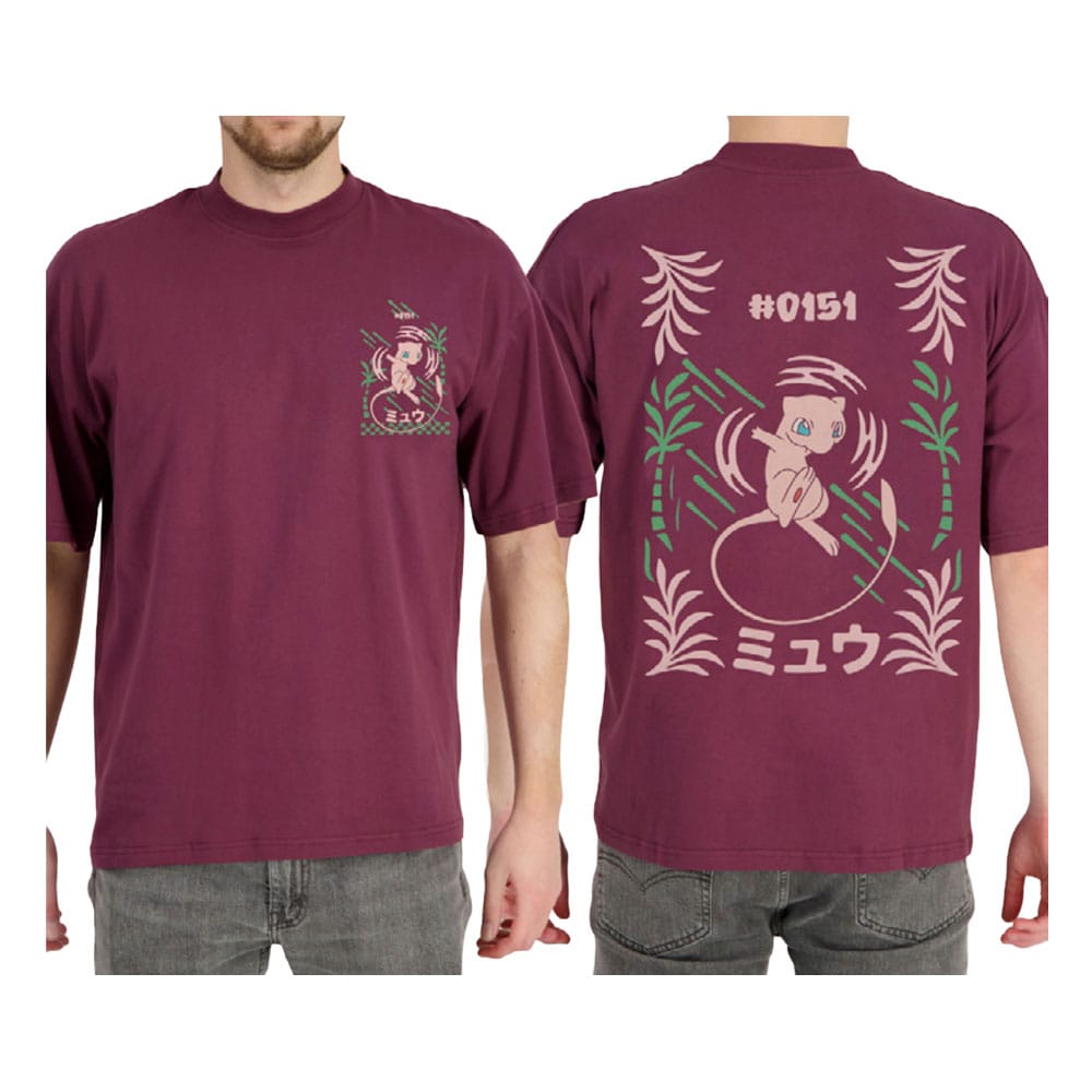 Pokémon T-Shirt Bordeaux Mew Size L