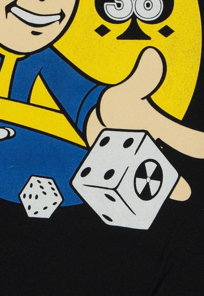 Fallout T-Shirt Lucky 38 Dice Size XL