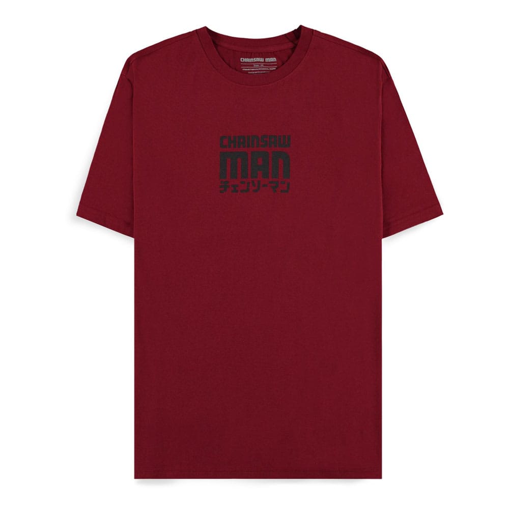 Chainsaw Man T-Shirt Smile Bordeaux  Size S