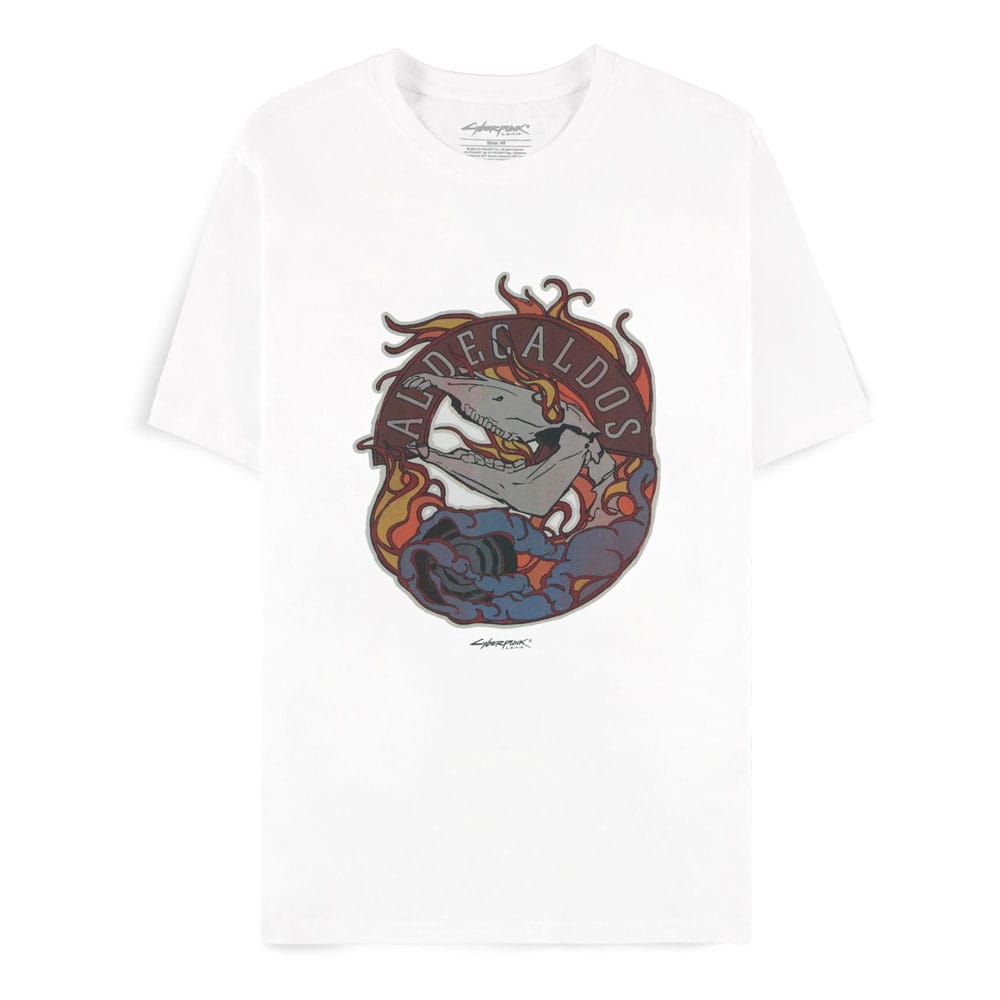 Cyberpunk 2077 T-Shirt Aldecaldos Horse skull Size L