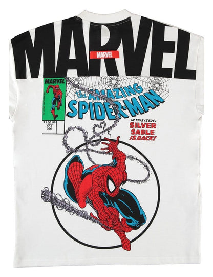 Marvel T-Shirt Spider Man Split Comic  Size L Difuzed