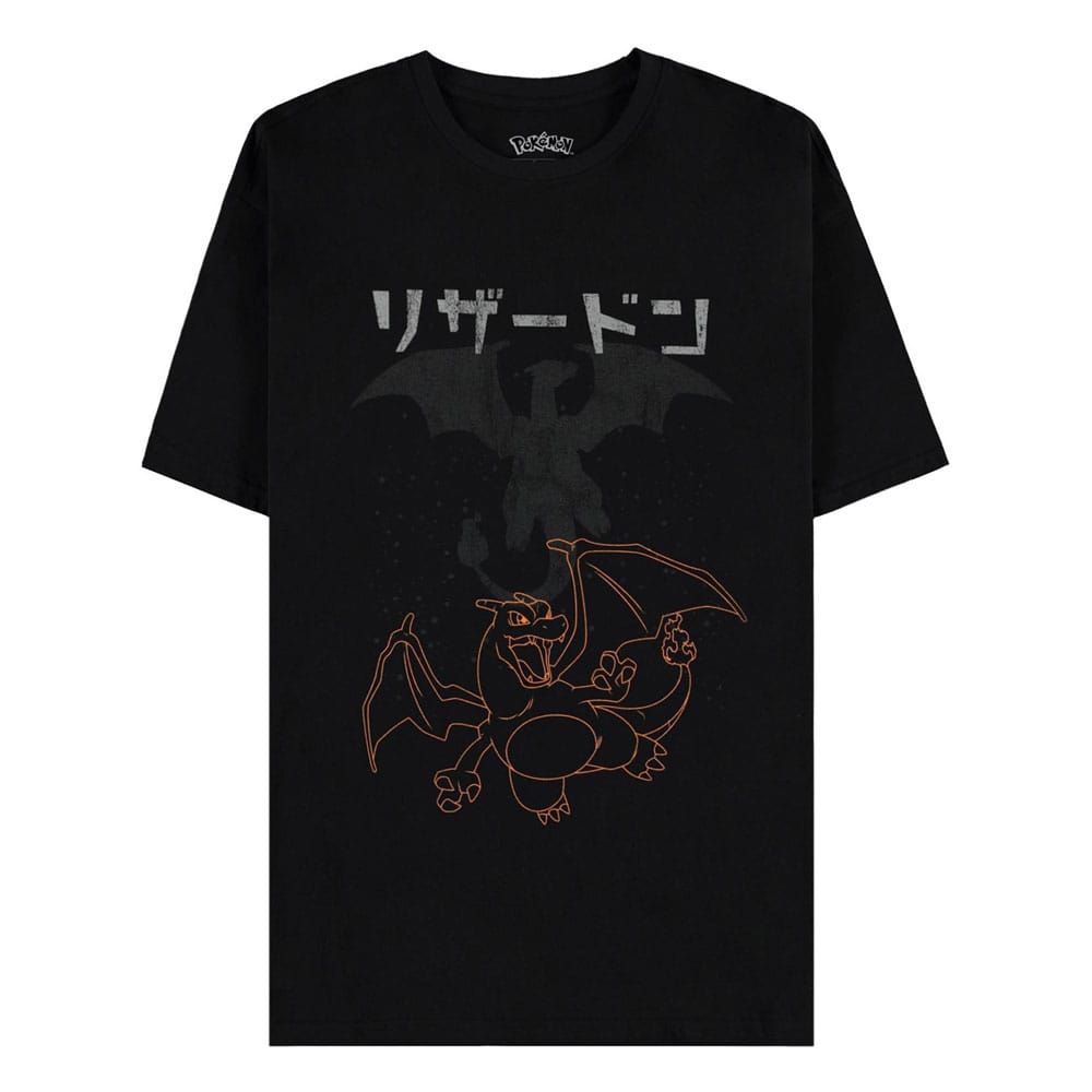 Pokémon T-Shirt Red Charizard Size S
