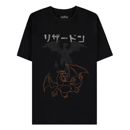 Pokémon T-Shirt Red Charizard Size S