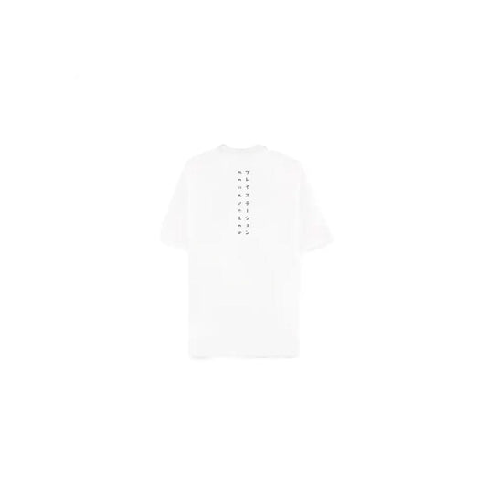 PlayStation T-Shirt Logo White Loose Fit
