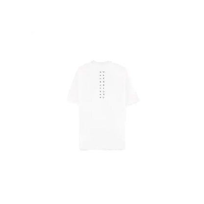 PlayStation T-Shirt Logo White Loose Fit Size M