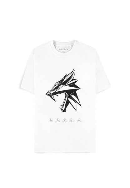 The Witcher Wild Hunt T-Shirt Wolf Head T-shirts