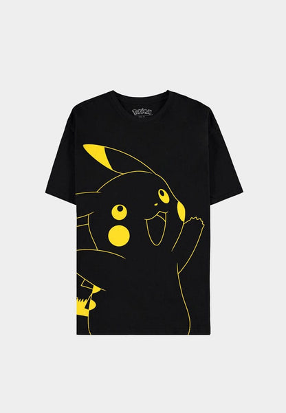 Pokemon T-Shirt Pikachu Outline Size L T-shirts