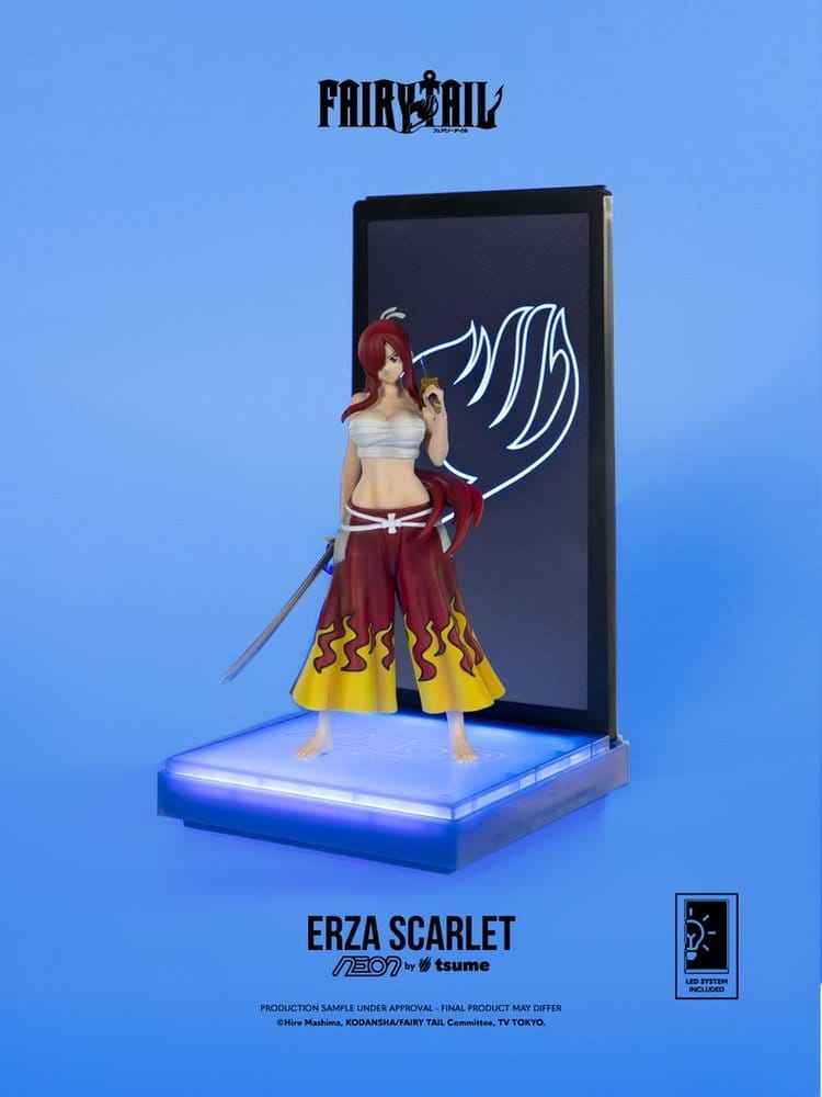 Fairy Tail Neon Figure 1/9 Erza Scarlet 25 cm
