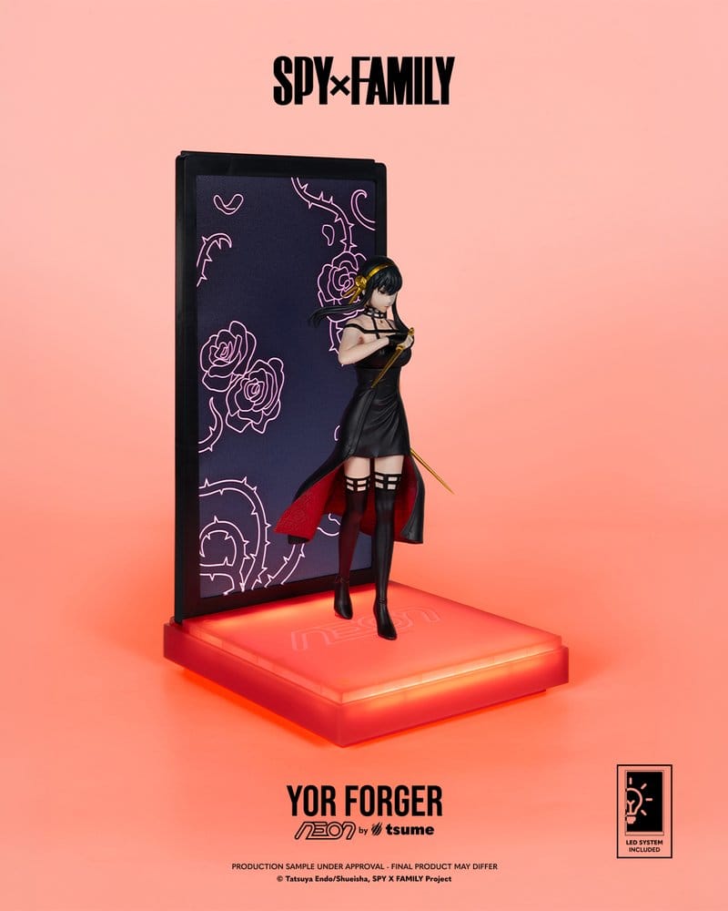 Spy x Family Neon Figure 1/9 Yor Forger 20 cm