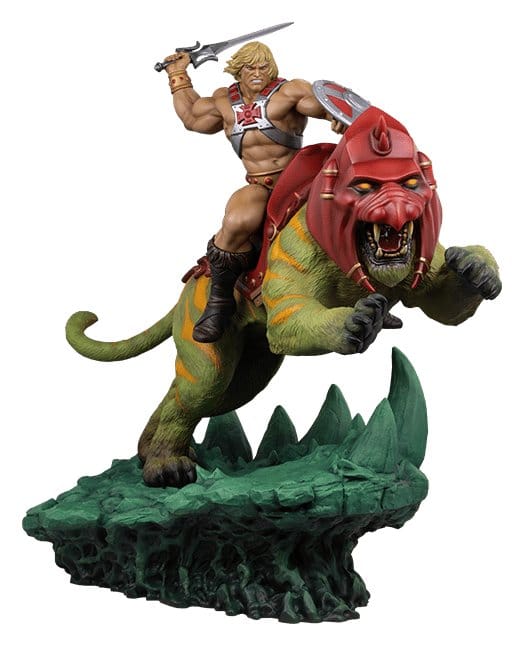 Masters of the Universe 1/4 Figure He-Man & Battle Cat 76 cm Tweeterhead