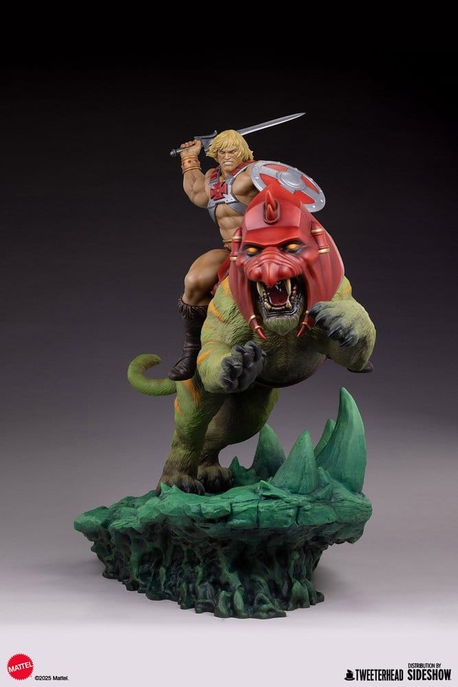 Masters of the Universe 1/4 Figure He-Man & Battle Cat 76 cm Tweeterhead