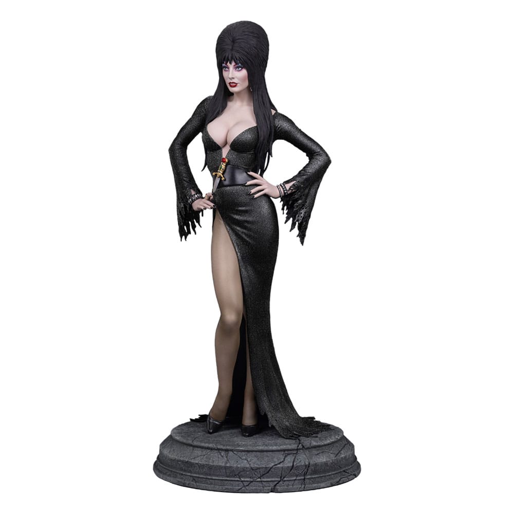 Elvira: Mistress of the Dark Maquette 1/4 Elvira (Black Glitter Dress) 48 cm Tweeterhead